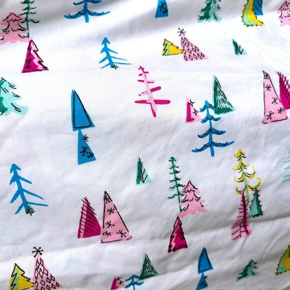 Modern Southern Home Christmas Tree Pillowcases King White 19 in W 38 in… - Picture 10 of 12